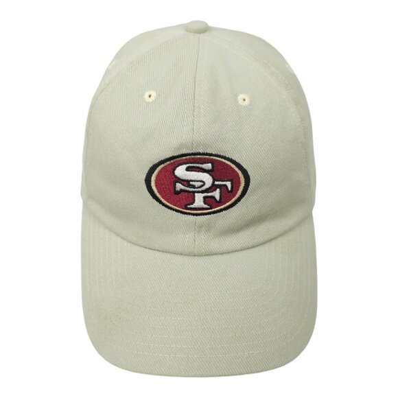 NFL San Francisco 49ers Football Adjustable Strapback Cap Baseball Hat Khaki - Picture 1 of 15